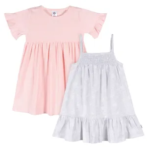 2-Pack Toddler Girls Seaside Dresses