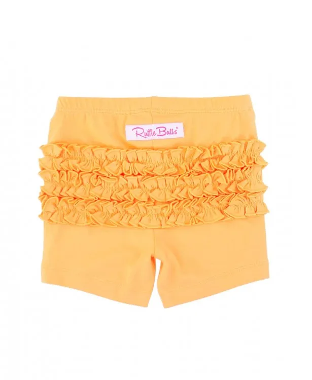 Apricot  Ruffle Playground Shorts