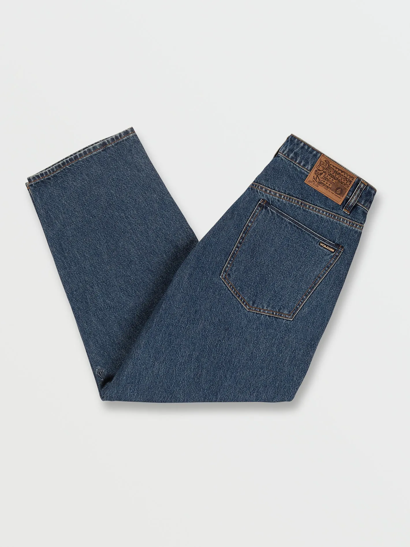 Billow Loose Tapered Fit Jeans - Indigo Ridge Wash