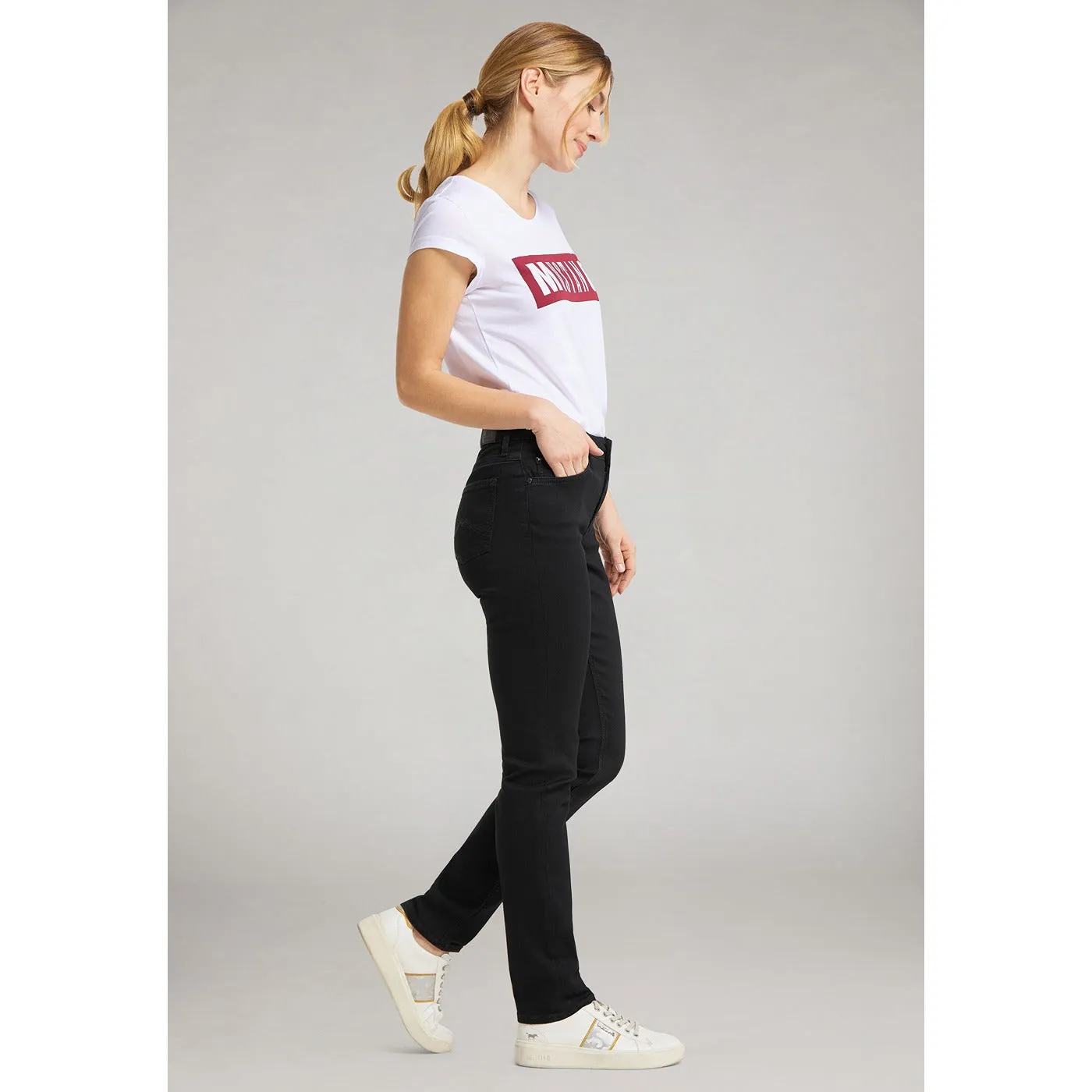 Black High Rise Slim Jeans