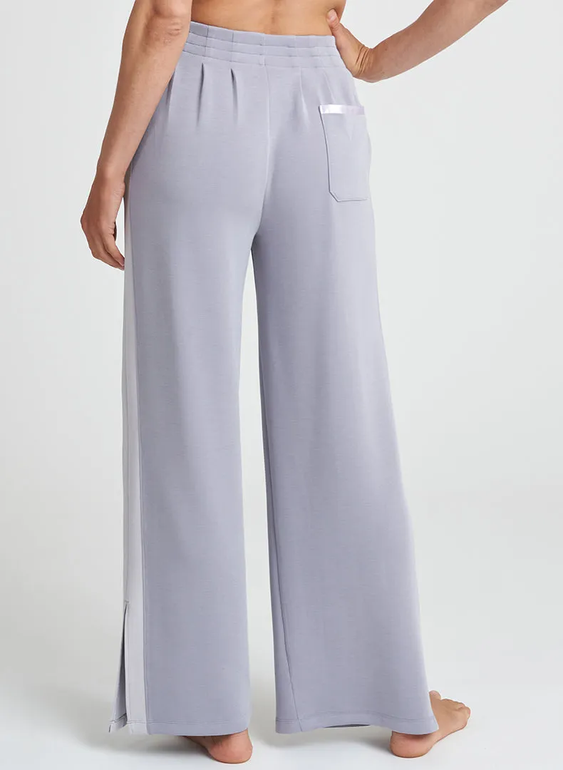 Blocked Pleat Waist Pant