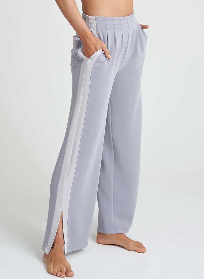 Blocked Pleat Waist Pant