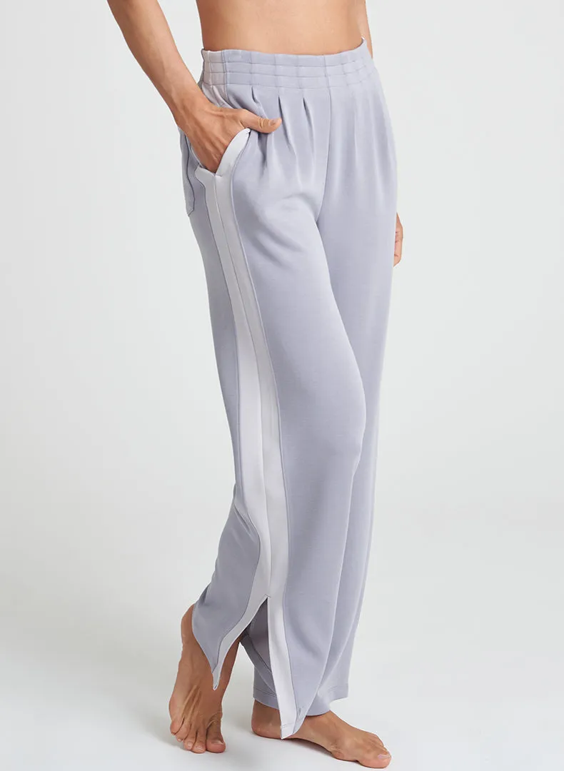 Blocked Pleat Waist Pant