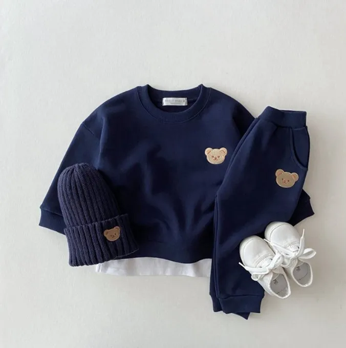 Cozy Bear Sweatshirt Set