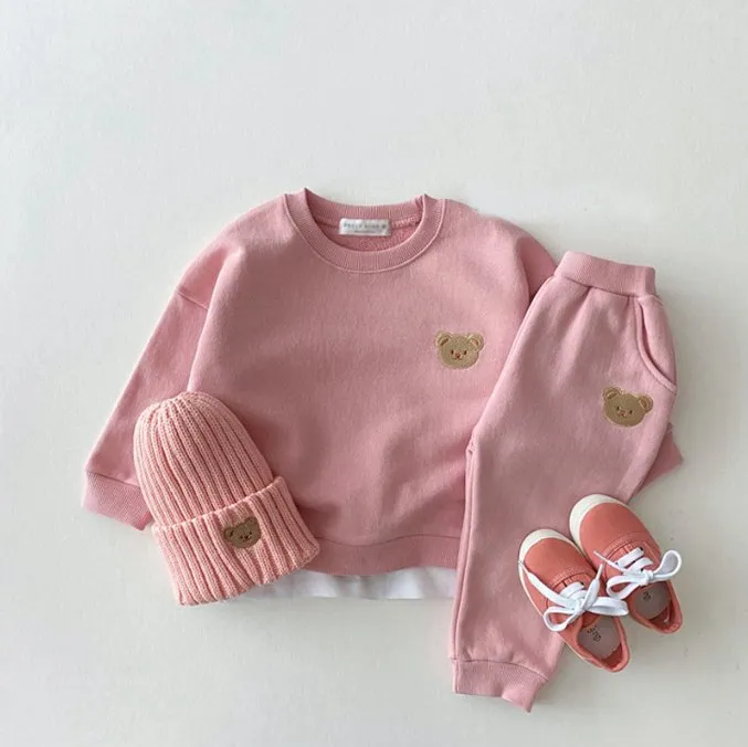 Cozy Bear Sweatshirt Set