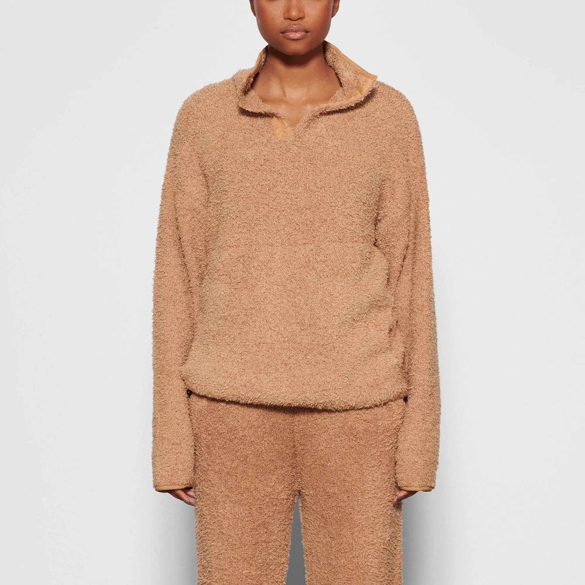 COZY KNIT PULLOVER | CAMEL