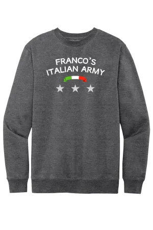 Franco's Italian Army - Fleece Crewneck Seatshirt