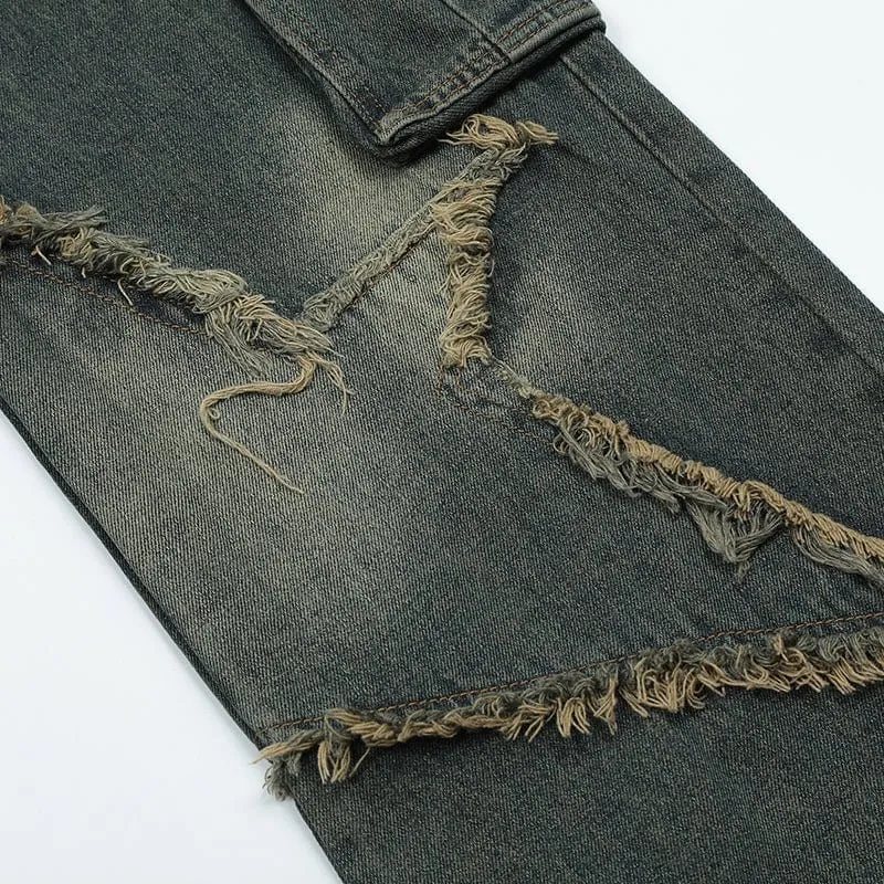 Lemandik Cargo Jeans Frayed Star