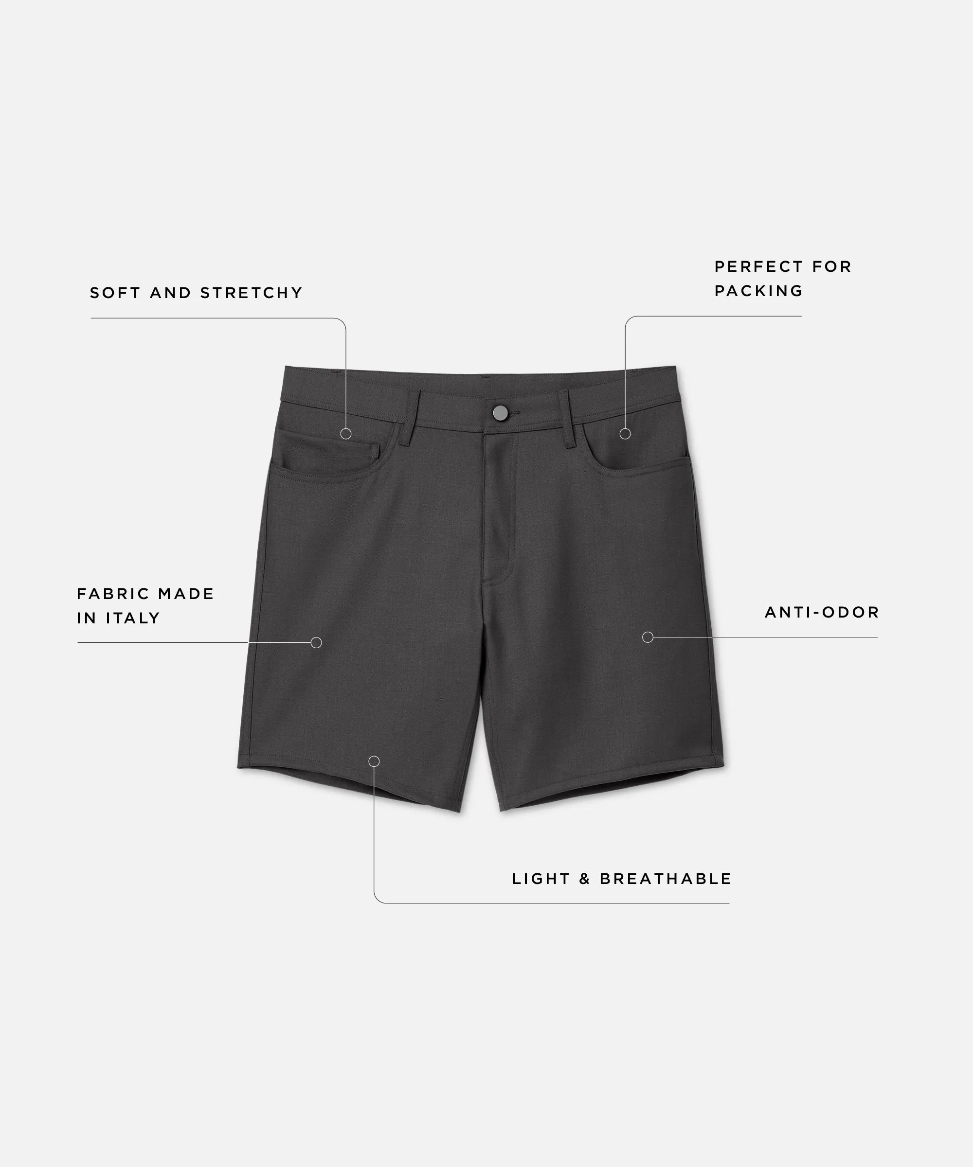 Men's Merino Travel Shorts