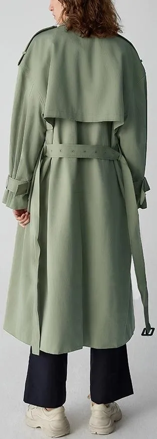 Oversized Belted Trench Coat