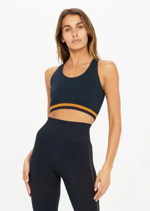 Seamless Mia Crop, Navy