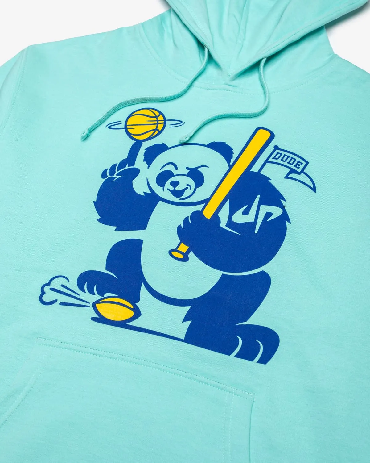 Super Fan Panda Hoodie (Mint)