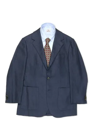 The Armoury Model 103 Navy Linen/Silk/Cotton Twill Sport Coat